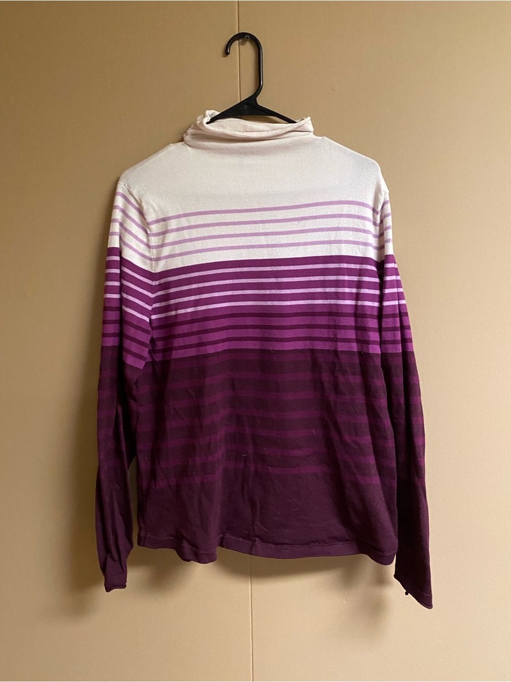 Purple Ombre Stripe Long-Sleeve top
